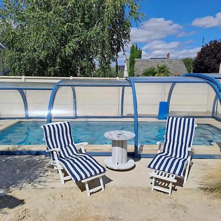 Chambre Bleue Avec Acces Plage ブールジュ エクステリア 写真